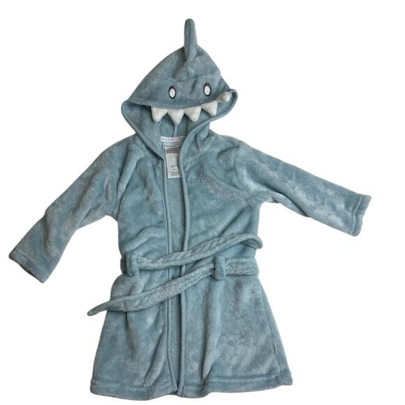 Baby Boy Shark Spa Robe Baby Bath Towel‎ 18 months Swim Cover-up Blue Blanket - Picture 1 of 7